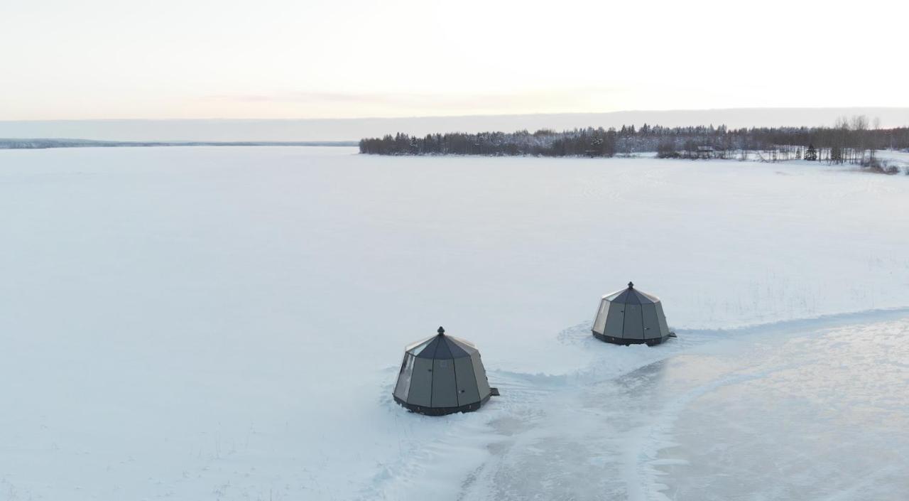 Vikajaervi Lake View Experience Igloos روفانييمي المظهر الخارجي الصورة
