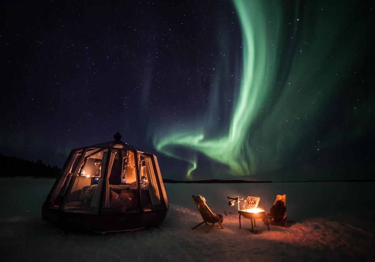 Vikajaervi Lake View Experience Igloos روفانييمي المظهر الخارجي الصورة