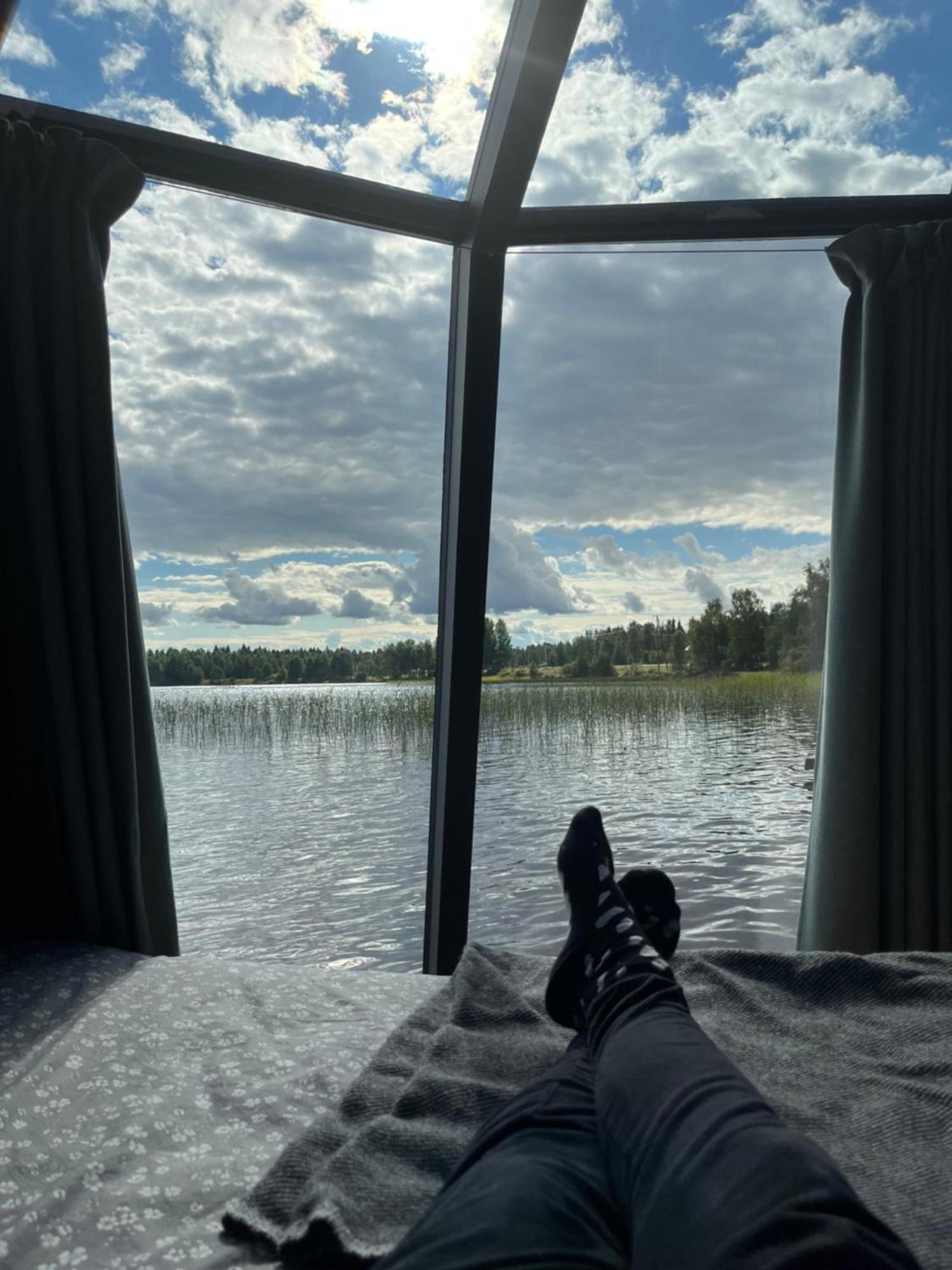 Vikajaervi Lake View Experience Igloos روفانييمي المظهر الخارجي الصورة