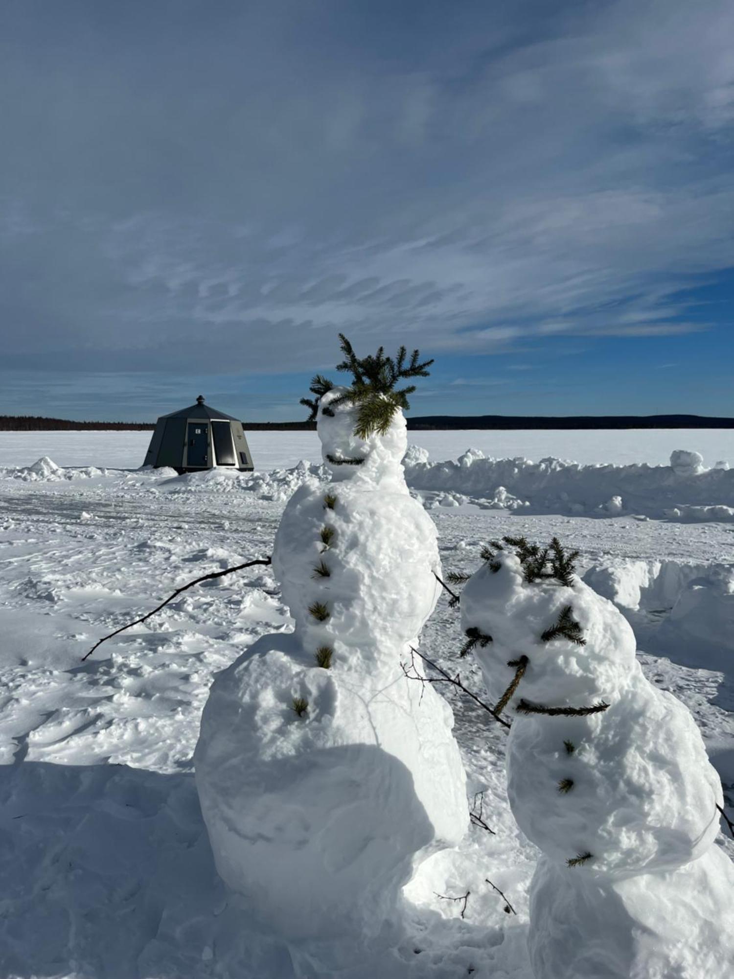 Vikajaervi Lake View Experience Igloos روفانييمي المظهر الخارجي الصورة