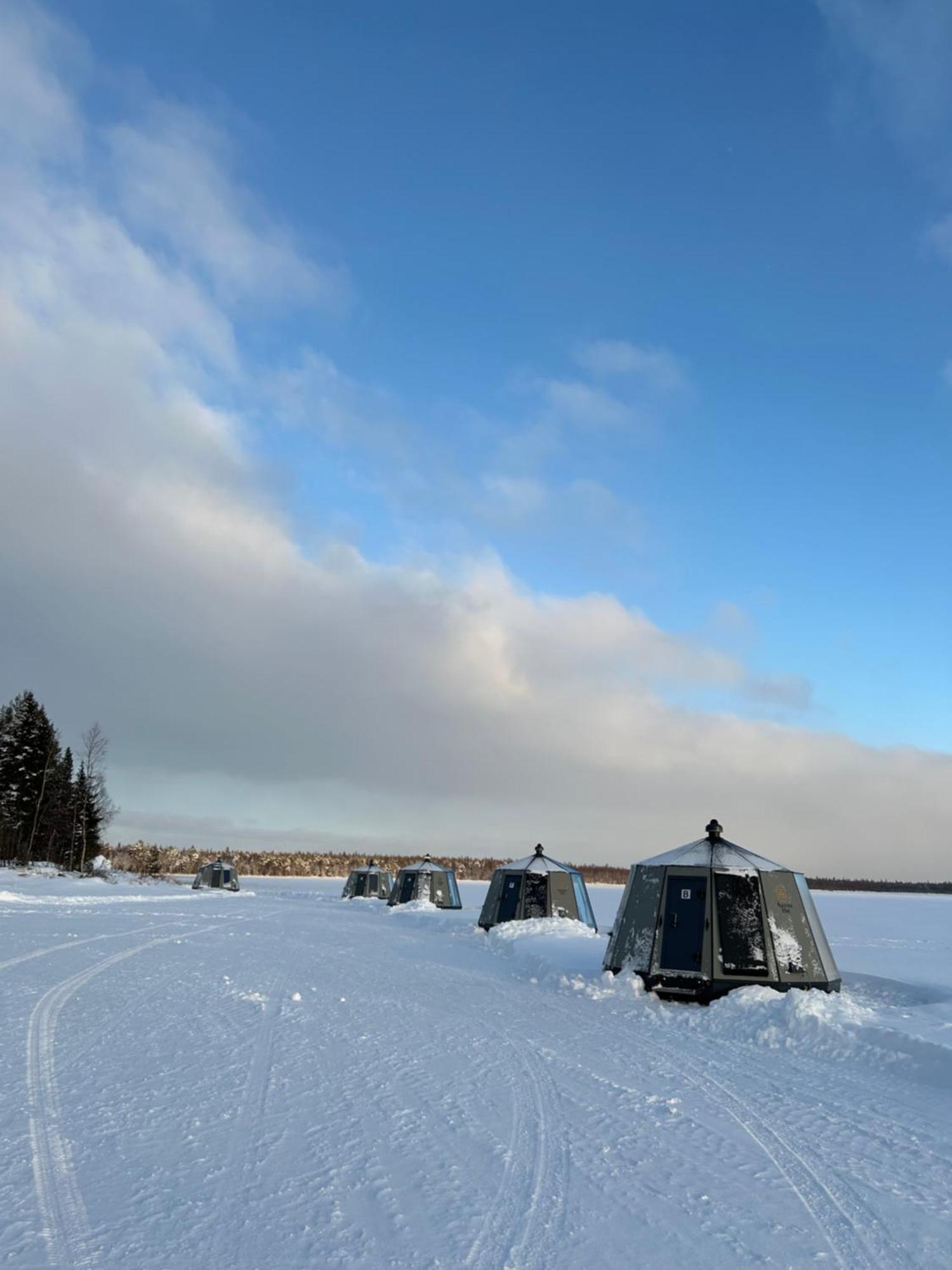 Vikajaervi Lake View Experience Igloos روفانييمي المظهر الخارجي الصورة