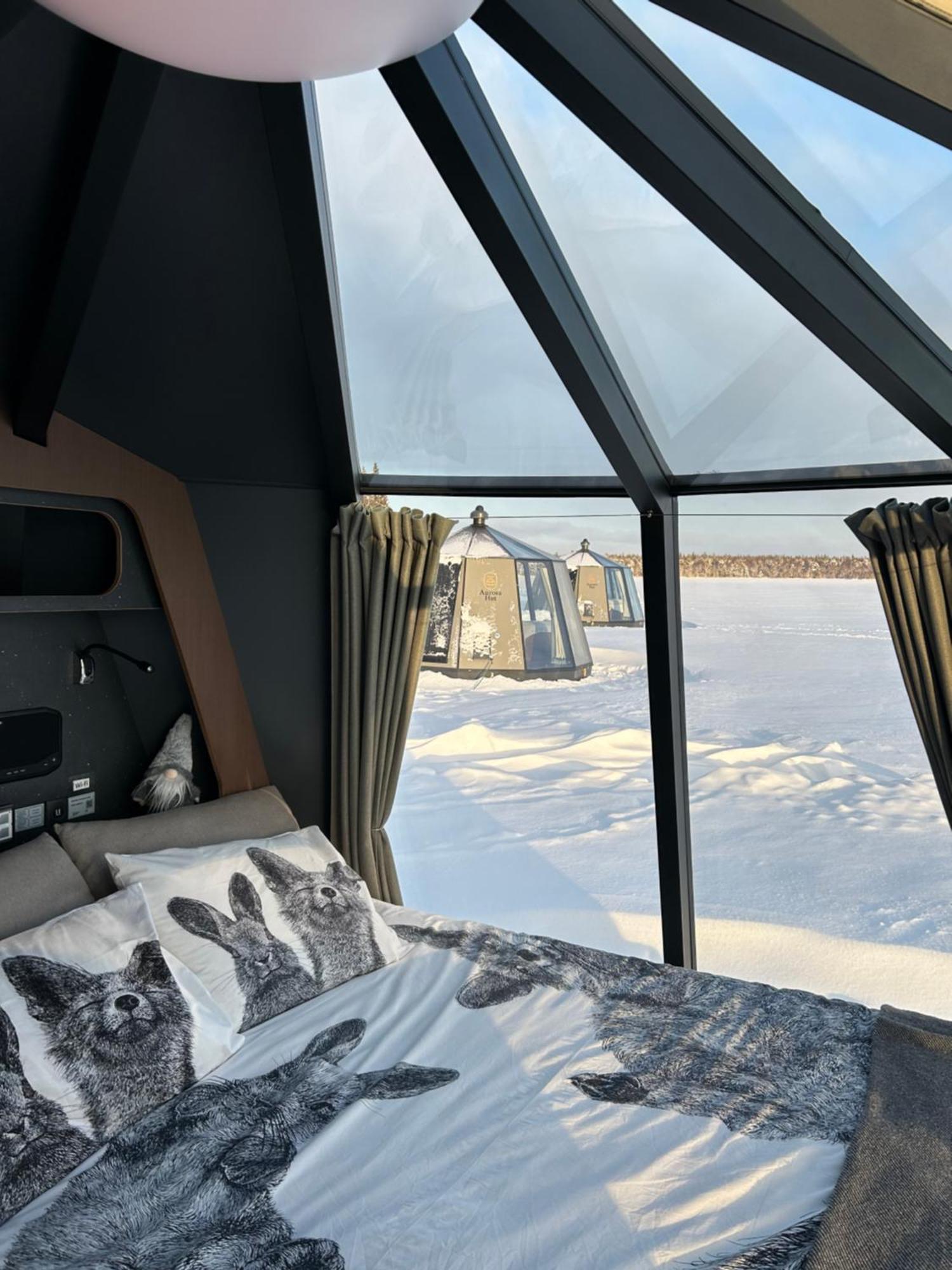Vikajaervi Lake View Experience Igloos روفانييمي المظهر الخارجي الصورة